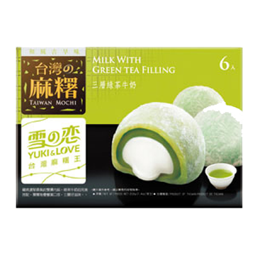 A06-01台灣麻糬/綠茶牛奶